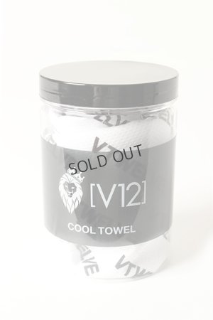 画像1: {SOLD}V12 ヴィ・トゥエルヴ VET COOL TOWEL　冷感 タオル{V122211-AC26-WHT-BBS}