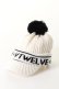 画像1: {SOLD}V12 ヴィ・トゥエルヴ LINE KNIT CAP{V122220-CP15-WHT-BBA} (1)