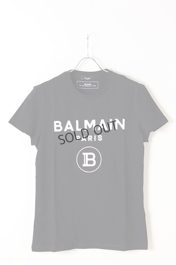 画像1: {SOLD}BALMAIN バルマン BH1 T-SHIRTS FLOKY BALMAIN{-BJS} (1)