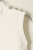 画像4: 【 30%OFF セール｜24,200円→16,940円】 DOUBLE STANDARD CLOTHING ダブルスタンダードクロージング ノースリーブリブニット{-BBS} (4)