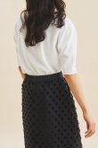 画像2: 【 50%OFF セール｜23,100円→11,550円】 グレースコンチネンタル｜GRACE CONTINENTAL グレースクラス GRACE CLASS クルーニットTシャツ{-BCS} (2)