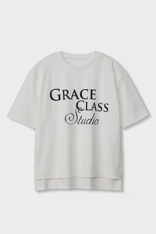 グレースコンチネンタル｜GRACE CONTINENTAL グレースクラス GRACE CLASS レタードシルケットTシャツ{-BDA} -  underbar