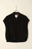 画像5: 【 30%OFF セール｜49,500円→34,650円】 ダブスタ ダブルスタンダードクロージング｜DOUBLE STANDARD CLOTHING ニットジョーゼットダブルベストブルゾン{-BCA} (5)