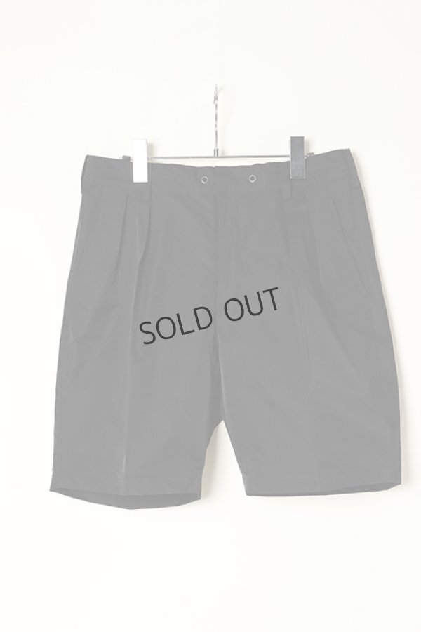 画像1: {SOLD}junhashimoto ジュンハシモト P15 2TUCK SHORTS{-BBS} (1)