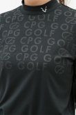 画像7: CPG GOLF シーピージーゴルフ モックネックロゴプリントLS{-BDA} (7)