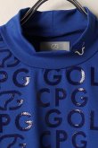 画像3: CPG GOLF シーピージーゴルフ モックネックロゴプリントLS{-BDA} (3)