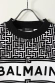 画像2: {SOLD}BALMAIN バルマン BH2 C&S SWEAT MONOGRAM-LOGO{11JQ040B089-GAB-BAS} (2)