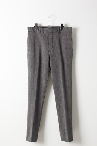 30%OFFセール｜125,400円→87,780円】 ANN DEMEULEMEESTER アンドゥムルメステール TROUSERS  FLEX{1901-3410-211-099-BLK-AIS} - underbar