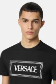 画像3: VERSACE ヴェルサーチ Tシャツ '90s ヴィンテージ ロゴ 刺繍{1011694-1A08584_1B000-BDA} (3)