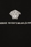 画像3: VERSACE ヴェルサーチ 刺繍入り メドゥーサ ミラノ Tシャツ{1013302-1A11054_1B000-BDA} (3)