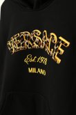 画像3: VERSACE ヴェルサーチ SWEATSHIRT NON-BRUSHED SWEAT FABRIC + VERSACE CARPET STITCH EMBROIDERY{1017094-1A12503_1B000-BDA} (3)