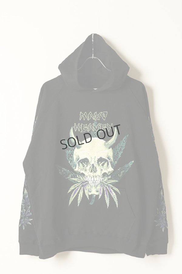 画像1: {SOLD}MAYO メイヨー MAYO Devil Skull Embroidery Hoodie{-BCS} (1)