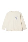 画像2: {SOLD}MAYO メイヨー MAYO CROSS Embroidery Raglan Long Sleeve Tee{-BCA} (2)