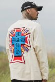 画像8: {SOLD}MAYO メイヨー MAYO CROSS Embroidery Raglan Long Sleeve Tee{-BCA} (8)