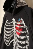 画像4: {SOLD}MAYO メイヨー MAYO BONES Embroidery Hoodie{-BCA} (4)