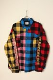 画像3: {SOLD}MAYO メイヨー MAYO CROSS Embroidery Check Shirt{-BCA} (3)