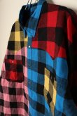 画像6: {SOLD}MAYO メイヨー MAYO CROSS Embroidery Check Shirt{-BCA} (6)