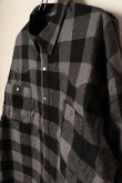 画像6: {SOLD}MAYO メイヨー MAYO BONES Embroidery Check Shirt{-BCA} (6)