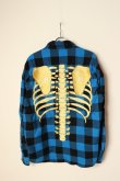 画像1: 【 20%OFF セール｜30,800円→24,640円】 MAYO メイヨー MAYO BONES Embroidery Check Shirt{-BCA} (1)