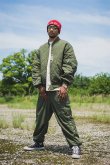 画像4: MAYO メイヨー FGMN MAYO EMBROIDERY NYLON CARGO PANTS{24MY-SPT06-OLV-BDA} (4)