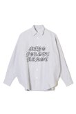 画像1: MAYO メイヨー MAYO FGMN EMBROIDERY STRIPE SHIRT{-BDA} (1)