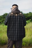 画像9: MAYO メイヨー MAYO WOOL EMBROIDERY CHECK SHIRT JACKET{-BDA} (9)