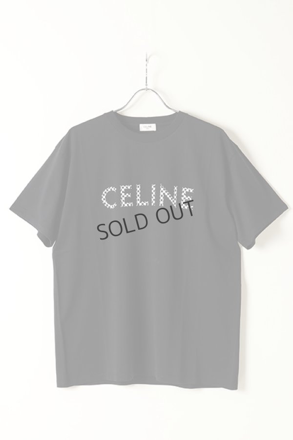 画像1: {SOLD}CELINE セリーヌ Studs Tshirts{-BAS} (1)