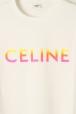 画像3: {SOLD}CELINE セリーヌ グラデーションCELINEプリント ルーズ Tシャツ{2X10B671Q.01EC-BBS} (3)