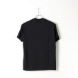 画像2: {SOLD}【Regular item】BLAMINK ブラミンク コットンクルーネック刺繍ショートスリーブTシャツ{7917-222-0010-BLK-BJS} (2)