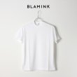 画像1: {SOLD}【Regular item】BLAMINK ブラミンク コットンクルーネック刺繍ショートスリーブTシャツ{7917-222-0010-WHT-BJS} (1)