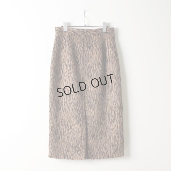 新品未使用 定価10.5万 BLAMINK ブラミンク ウールレオパードスカート