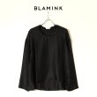 画像1: {SOLD}【Regular item】BLAMINK ブラミンク シルクインティメイトブラウス{7939-299-0001-BLK-BAA} (1)