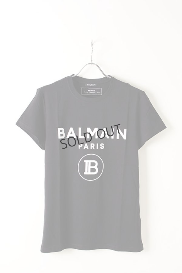 画像1: {SOLD}BALMAIN バルマン BH2 T-SHIRTS NEW-LOGO【SENSE9月号掲載】{SH01601-I192-AIA} (1)