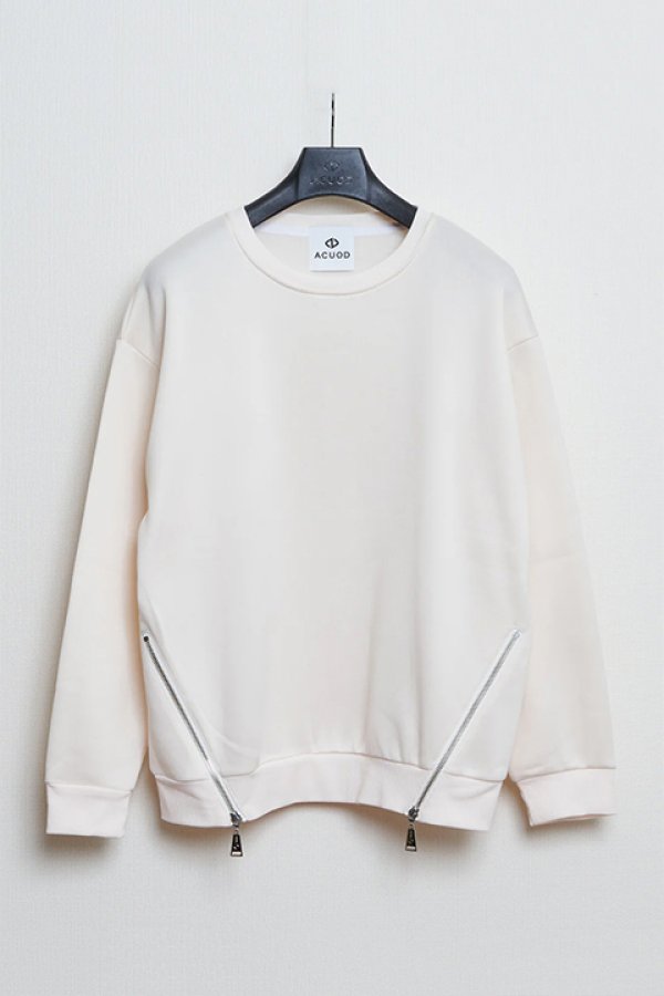 画像1: ACUOD アクオド Zipper Sweat Shirt{-BDA} (1)