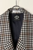 画像2: {SOLD}ACUOD by CHANU アクオド バイ チャヌ Tartan Blazer{AC21AW0011-TFBC-BAA} (2)