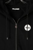 画像2: 【 30%OFF セール｜41,800円→29,260円】 BALR. ボーラー Rani Round Rubber Badge Zip Hoodie{B1261.1079-BCS} (2)