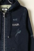 画像2: 【 40%OFF セール｜37,400円→22,440円】 BALR. ボーラー 【日本限定コレクション】Q-SERIES ZIPPED HOODIE{B1261.1026-INDIGOBLUE-BAA} (2)