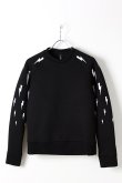 画像1: {SOLD}Neil Barrett ニールバレット DEGRADE THUNDERS LIGHT DOUBLE BONDED SWEATSHIRT{BJS408S-H504P-524-AHA} (1)