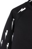 画像4: {SOLD}Neil Barrett ニールバレット DEGRADE THUNDERS LIGHT DOUBLE BONDED SWEATSHIRT{BJS408S-H504P-524-AHA} (4)