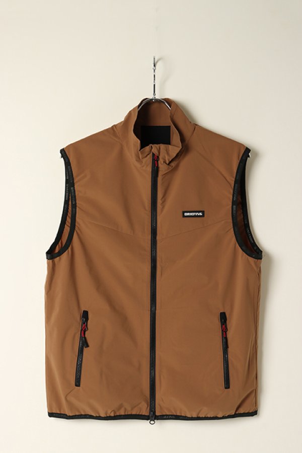 画像1: 【 40%OFF セール｜31,900円→19,140円】 ブリーフィング ゴルフ BRIEFING GOLF MS WIND VEST{-BAA} (1)