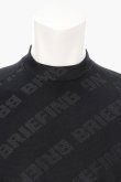 画像3: {SOLD}ブリーフィング ゴルフ BRIEFING CE MENS BIAS LOGO MOCK NECK RELAXED FIT{-BDS} (3)