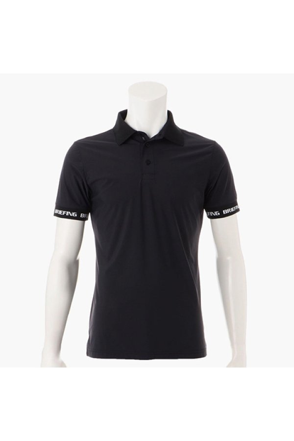 画像1: 【 20%OFF セール｜23,100円→18,480円】 ブリーフィング ゴルフ BRIEFING MENS LOGO BACK RIB POLO{-BDS} (1)