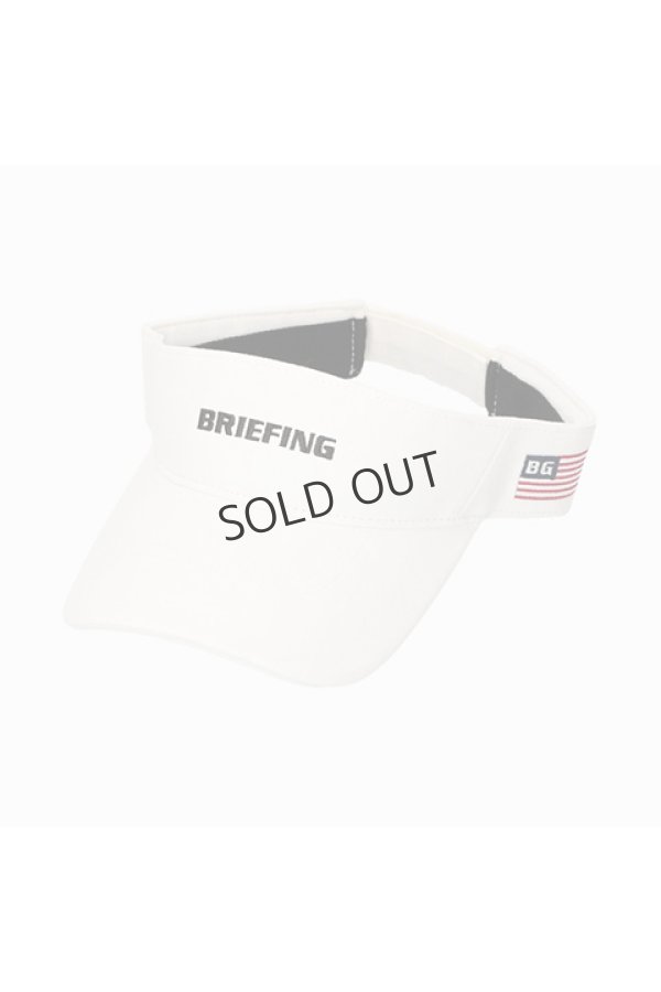 画像1: {SOLD}ブリーフィング ゴルフ BRIEFING MENS WASHED VISOR{-BDS} (1)