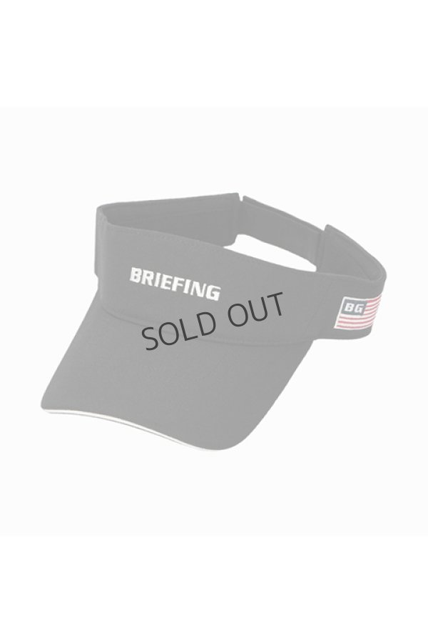 画像1: {SOLD}ブリーフィング ゴルフ BRIEFING MENS WASHED VISOR{-BDS} (1)