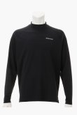 画像1: ブリーフィング ゴルフ BRIEFING MEN’S BACK LOGO LINE LS HIGH NECK RF（リラックスフィット）{-BDA} (1)