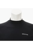 画像4: ブリーフィング ゴルフ BRIEFING MEN'S BACK LOGO LINE MOCK NECK（リラックスフィット）{-BDA} (4)