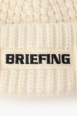 画像2: ブリーフィング ゴルフ BRIEFING WR WOOL KNIT PATCH LOGO BEANIE{-BDA} (2)