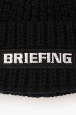 画像2: ブリーフィング ゴルフ BRIEFING WR WOOL KNIT PATCH LOGO BEANIE{-BDA} (2)