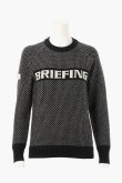 画像1: ブリーフィング ゴルフ BRIEFING WOMEN'S MERINO WOOL LOGO CREWNECK KNIT{-BDA} (1)