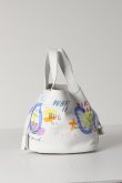 画像2: guernika ゲルニカ Cube Bag / size S / White{GR-CB-3-BDA} (2)